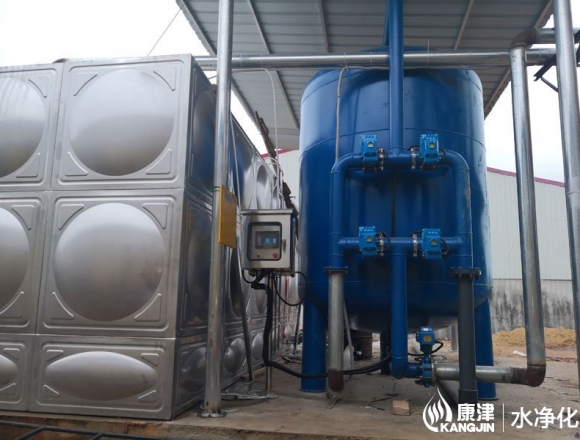 壓力式一體式凈水器，石英砂過濾器 全自動壓力式凈水器