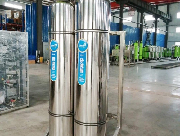 口罩廠0.5噸雙級反滲透純化水、純凈水設(shè)備