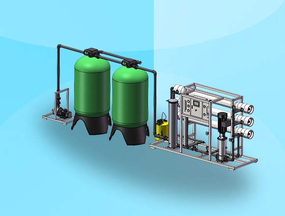廣西純水設(shè)備廠家提供6噸/小時(shí) 單級反滲透設(shè)備